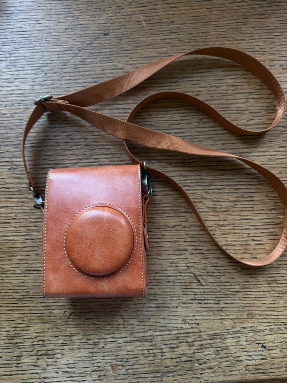 Protective Case for Fujifilm Instax Mini 40, PU Leather Camera Case with strap